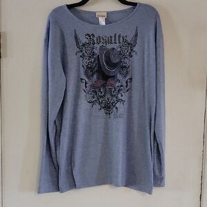 Women's Royalty Rocks bling Long Sleeve Tee